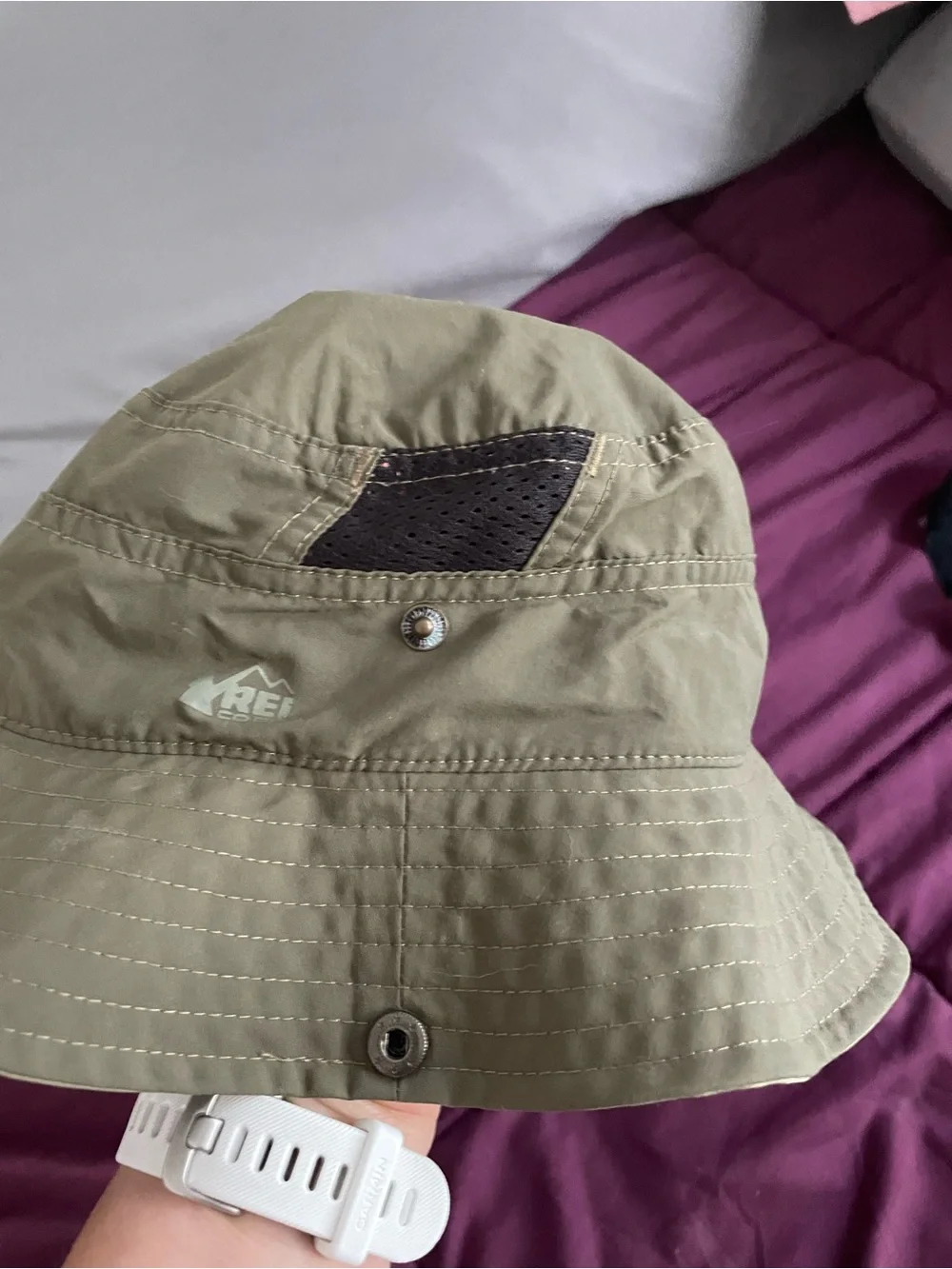 REI Olive Green Kids' Bucket Hat